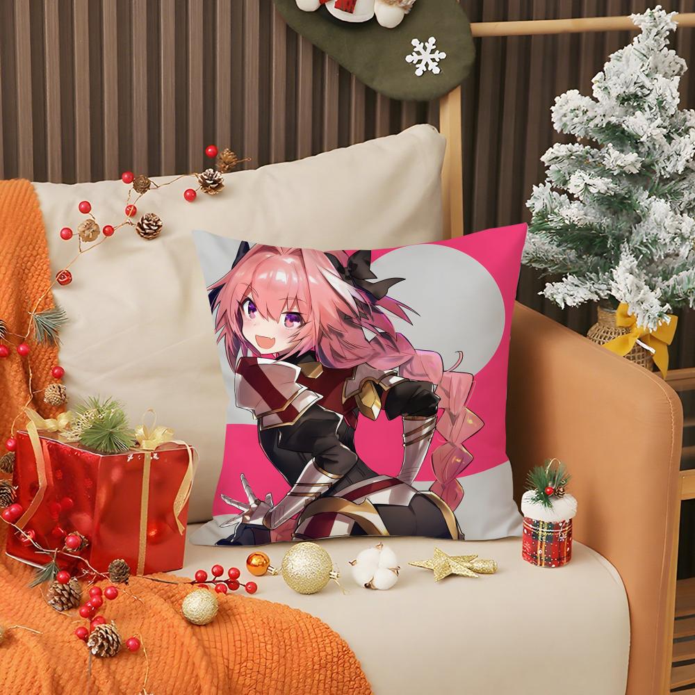 Game F-Fate Grand Order Astolfo Pillow Case Printing Pillowcase Living Room Sofa Cushion Cover Bedroom Room Decor