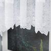 Bożena - Ready-made Jacquard Curtain with Bottom Trim - 500X160 - White