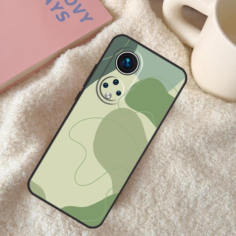 green aesthetic Funda For Huawei P20 P30 P40 P60 Pro P Smart Nova 9 5T Honor Magic5 Lite X8 X9 a 50 70 Case