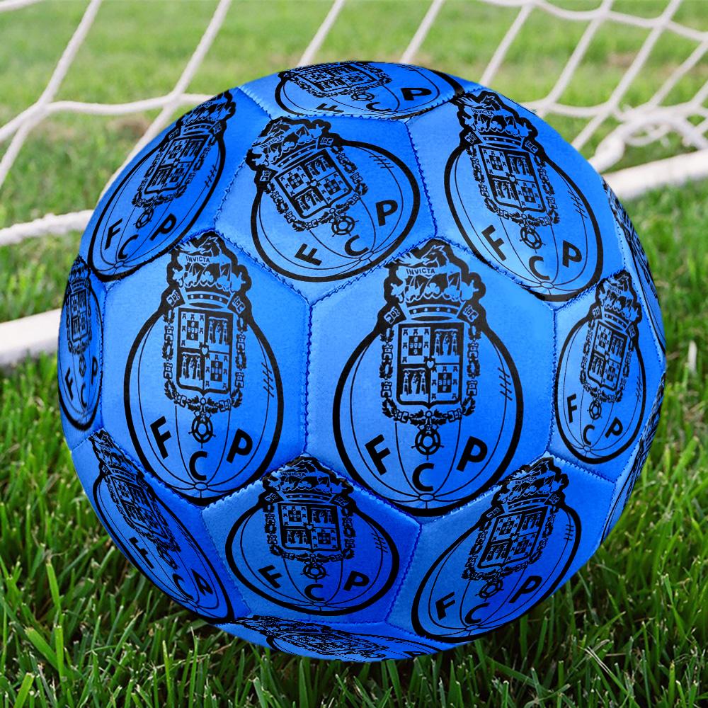 Porto Portugal  Indoor Soccer Ball Colorful All Ages Machine Stitched PVC Competition Ready Durable High-Bounce SIZE 5 Football.
