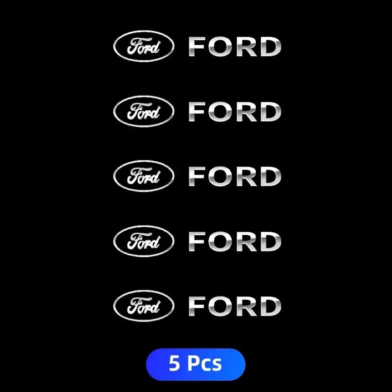 Steering Wheel Sticker Badge Emblem Car Sticker For Ford Focus 2 MK2 3 4 MK3 MK4 ST Mondeo Festiva Fusion Suit Fiesta Mustang