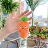 Keychain Vegetables Carrot Keychain Carrot Plush Keychain Plush Carrot Keyring Cartoon Key Holder