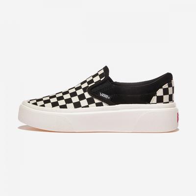 Zapatillas Slip On Hover con cuadros blancos y negros V98 Hover Blk Wht Chk