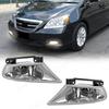 Fog Lamps For Honda Odyssey    Daytime Running Front Bumper Halogen Foglights with Wire Switch Frame Car Acssories