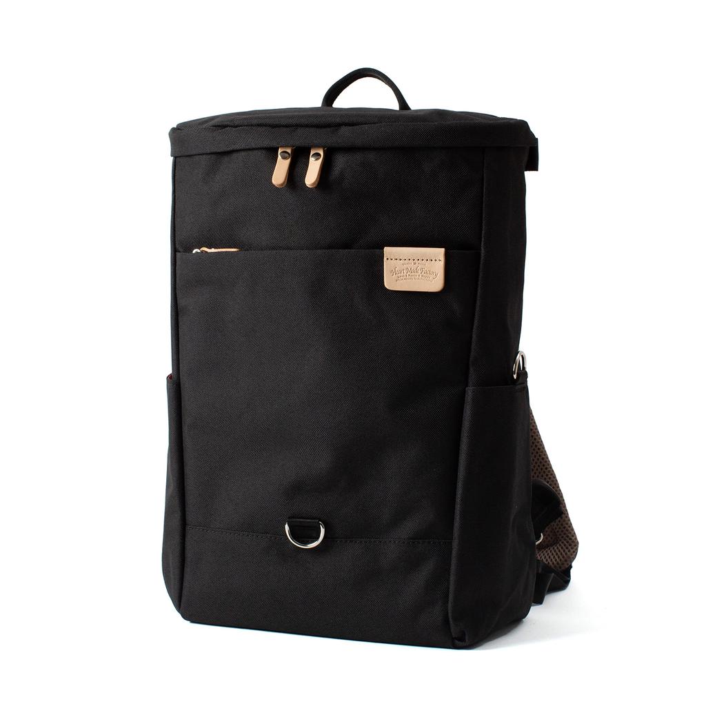 Made Backpack Unisex 10 Inch Tablet Compatible A4 Polyester L Pocket Series [Heart Factory] FY-0640 (Black)