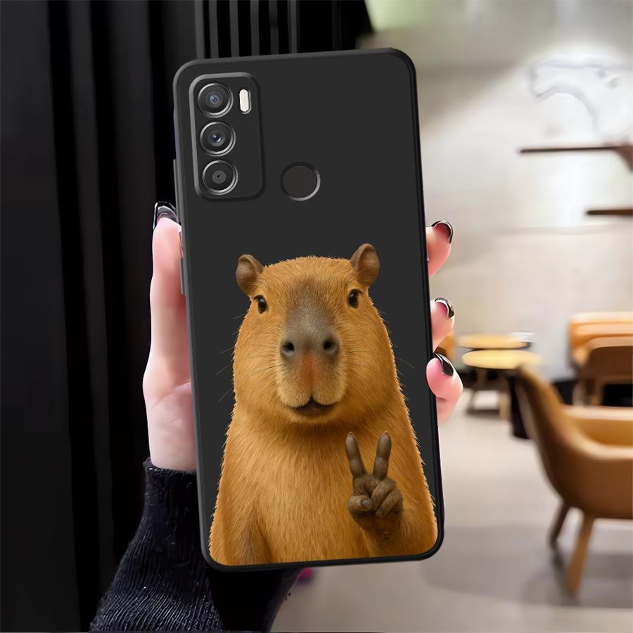 

Case for Moto Edge 20 30 S30 Pro X30 Pro Soft Back Phone Cover Cute Capybara Motorola Edge 30 Pro