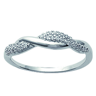 Silver Ring 'Goddess' White Silver (rhodium) - 5 Mm