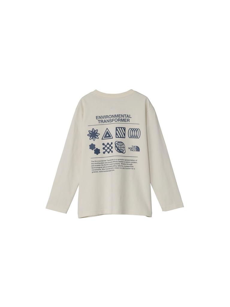 The North Face Long Sleeve Graphic White Size 160 Tee, Swan,