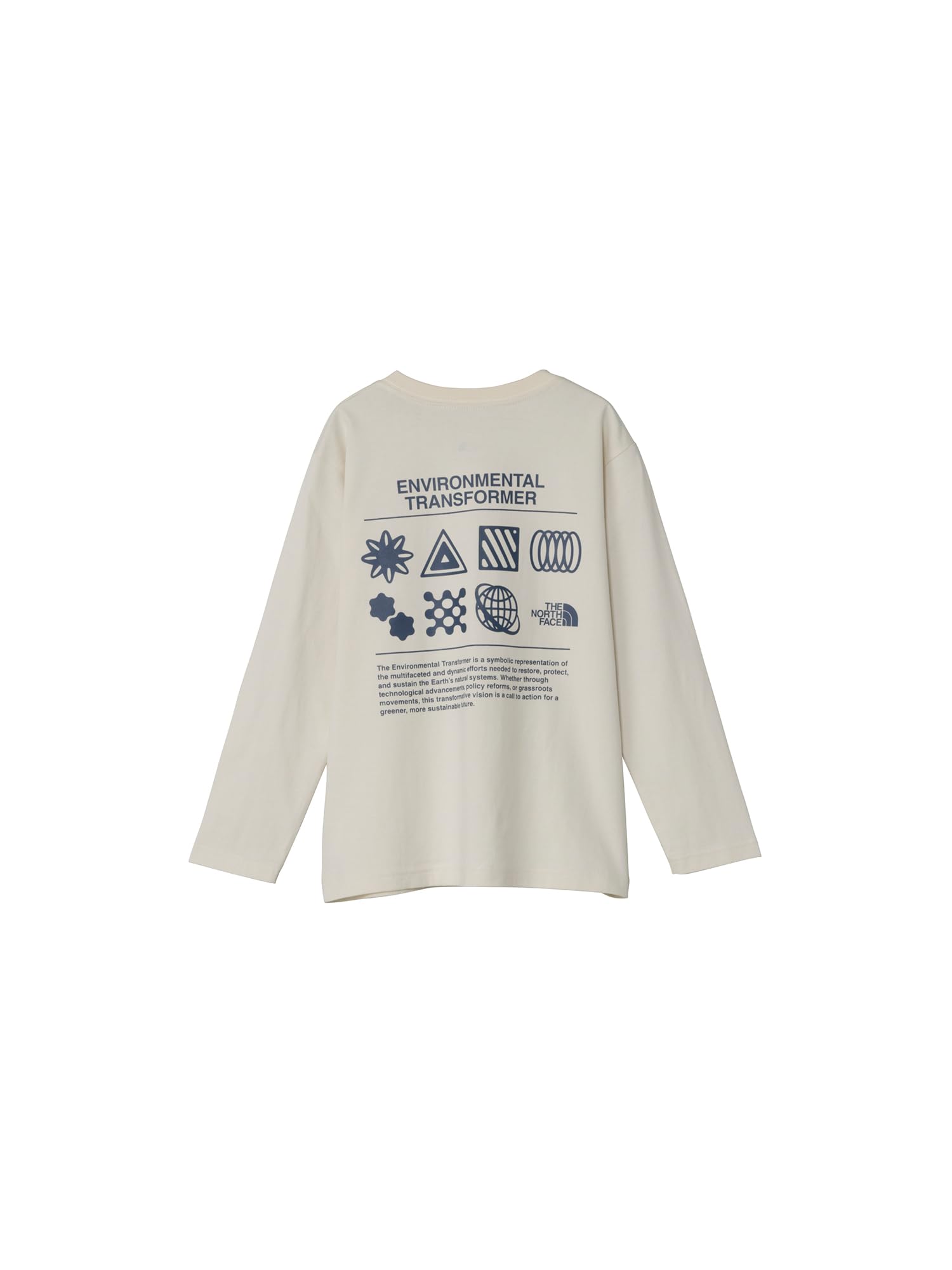 

The North Face Long Sleeve Graphic White Size 150 Tee, Swan,