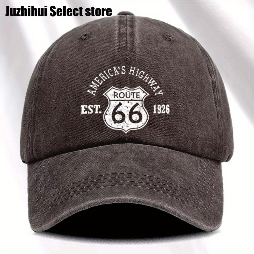 pc Retro Route  Hat Washed Baseball Cap Outdoor Style Hat Fashionable Washed Retro Hat Outdoor Baseball Cap with Curved B 1pc