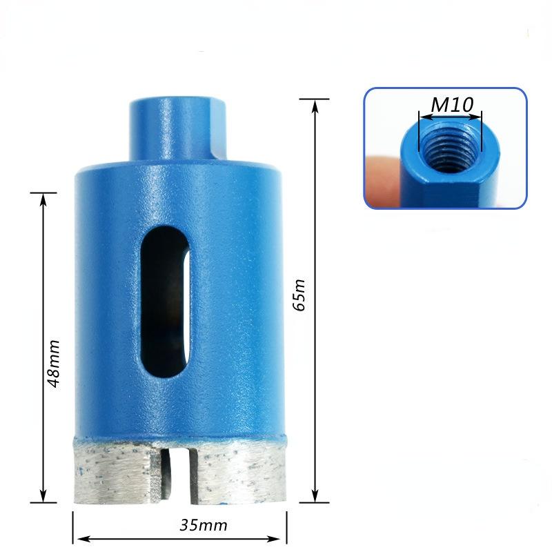 Diamond Hole Saw Drill Bit Set for Concrete Tiles Glassd Cutter Saw Blue Wall Drill Bit M10 Angle Grinder 6-75mm