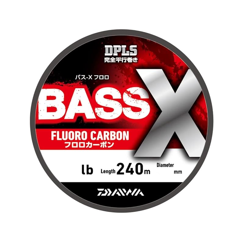 

Daiwa fluoroline BASS-X Fluoro 6LB -240 natural color