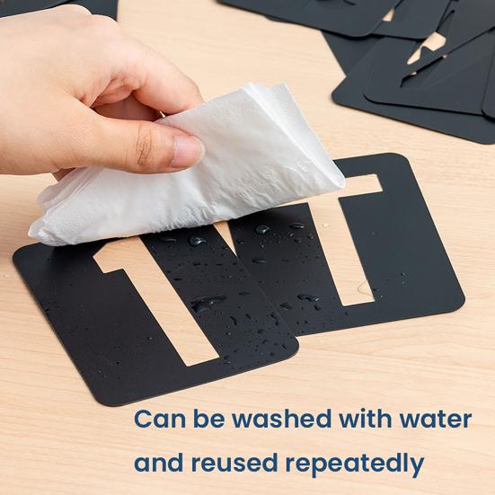 42 Pcs 3 Inches Letter Stencils Reusable Plastic Alphabet Symbol Number Templates Interlocking Craft Stencils Kit for Painting On Wood Wall