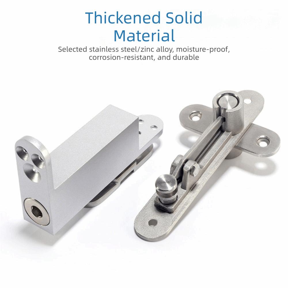 360 Degree Rotating Door Pivot Hinges Soft Close Spring Invisible Door Hinges  Hidden Installation