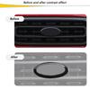Front/Rear Logo Emblem Badge Cover Trim Ring For Ford F150 21+ Black Accessories