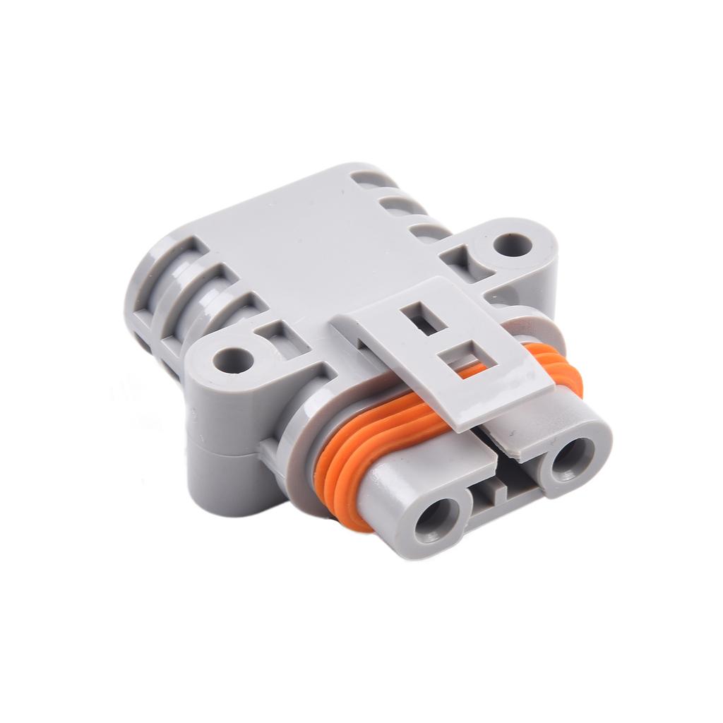 50A 600V Male/Female Connector for Electric Vehicle Battery Waterproof and Straight Cable for High Power Applications
