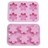 6 Shape Christmas Snowflake Silicone Cake Soap Mold DIY Handmade Pudding Chocolates Candle Mold