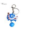 Cartoon Dragon Head Shape Keychain Stainless Bell Decor Exquisite Car Keys Storage Women Shoulder Bag Decoration Pendant New Year Festive Keyring