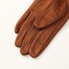 Velvet Pu Leather Gloves Bownot Women Cycling Mittens All-Match Winter Bow Suede Gloves  Winter