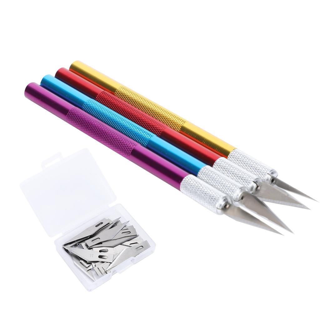 Craft Knife Hobby Chisel Tool Steel Blade Cutting Carving Scrapbooking Art Creation Tool