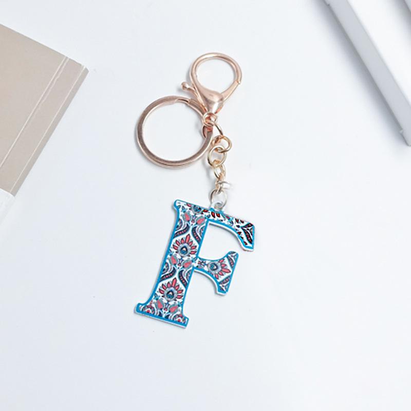 Colorful English Alphabet Keychain & Graduation Gift Accessory