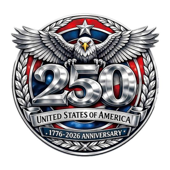 Наклейка Флаг США 250-летие Патриотическая 1776-2026 250 Лет Америка Автомобильная Наклейка День Независимости Наклейка на Бампер для Окон Автомобиля C