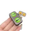 Owl Rotating Mechanical Slider Magnetic Push Card Clicker Fidget Spinner Pushing Plate EDC Alloy Stress Relief Sensory Toy