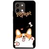 For Vivo Y28 4G Case 6.68'' Black TPU Silicon Cartoon Protection Cover for VivoY28 Y 28 4G Shockproof Capa Wolf Animals Soft Bag