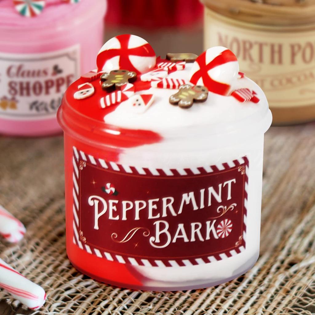 24-Day Slime Advent Calendars Multi-Purpose Christmas Playing Calendars Reusable Xmas Slime Ornaments for Home Decor