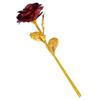 Golden Red Rose Flower Showpiece | Rose Day Valentine Gift for Girlfriend Boyfriend Husband Wife Her Him | Valentine Day Decoration Items