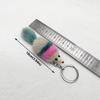3PCS Plush Mink Fur Keychain Mini Size Cute Bag Charm Kawaii Plush Toy Keychain  Bag Decoration