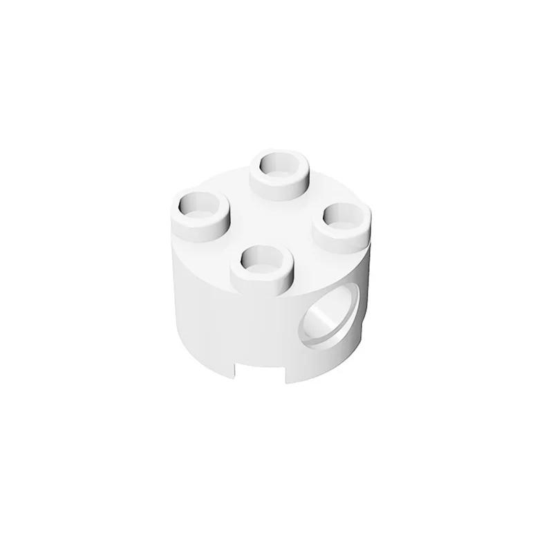 

MOC 10PCS Puzzle Particle 17485 Round 2x2 Building Block Kit High-Tech Pin Holes Bricks Idea Toy Birthday Kid Gift Dropshipping