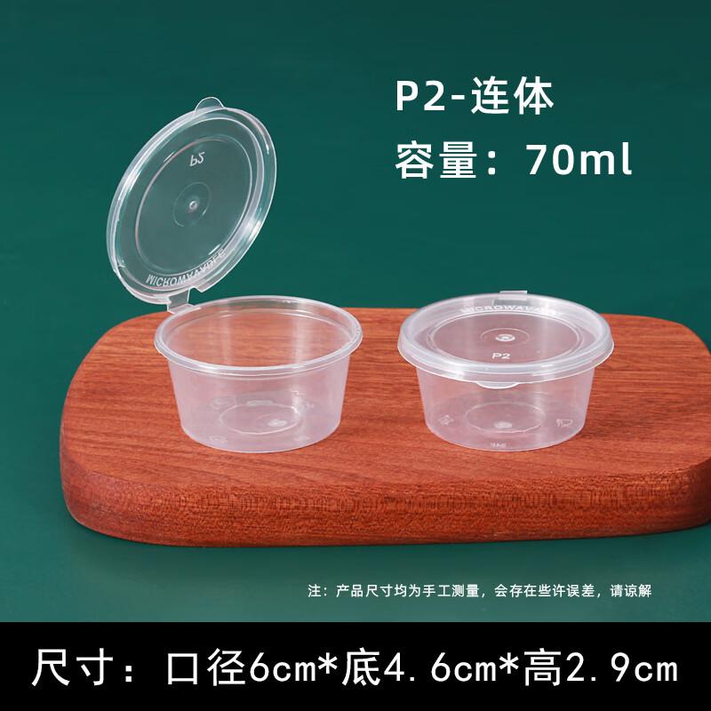 

Miaojiayi Disposable Hinged Lid Condiment Containers