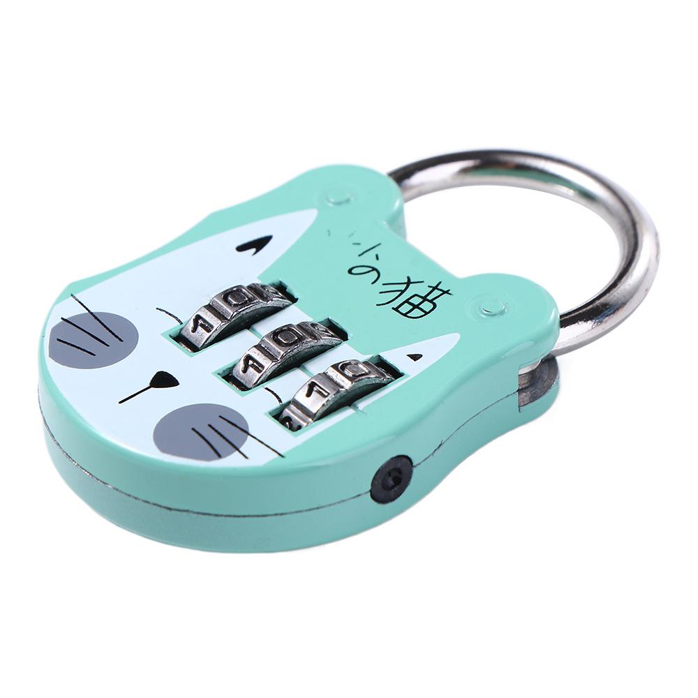 Travel Zinc Zinc Zinc Alloy with Key Diary Book for Notebook Hardware Padlock Luggage Locks Suitcase Lock