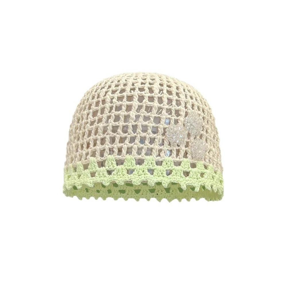 

Шапка-цветок ручной работы, крючком, в богемном стиле, ажурная вязаная шапка, модная плетеная шапка, для улицы Style 2