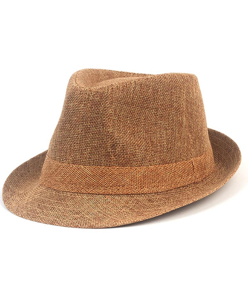 Yunibeosyeolkemiseuteuli Bu Summer Line Brown Fedora Summer Fedora