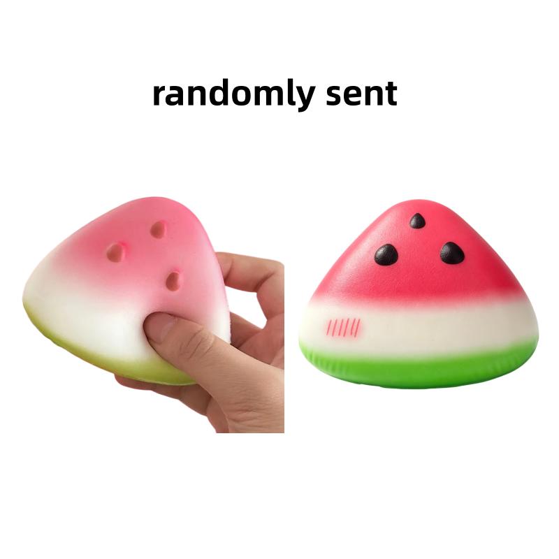 1/3/5Pcs Watermelon Fruit Squishy Slow Rising Pinch Squeeze Anti-Stress Pressure Relief Fidget Toy