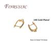 1 Pair/lot 18K Gold Plated French Earring Hooks Earwires Earrings Clasp,DIY Earrings Making Accessories