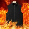 Thick Coral Fleece Couple Vests with Zipper Pockets – Warm and Stylish for Men and Women