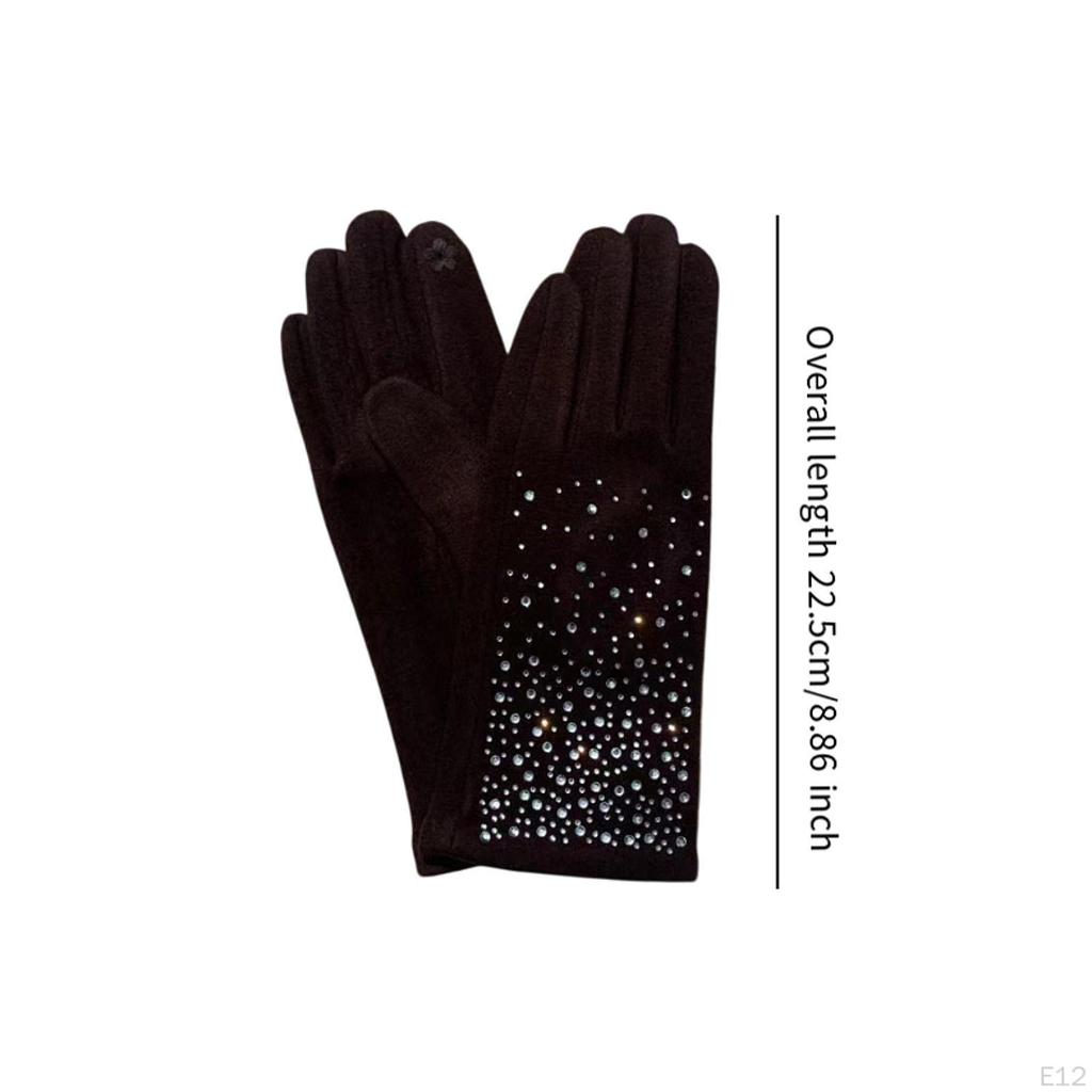 Winter Gloves Cold Weather Touch Screen Comfortable Women Lightweight Outdoor Cycling