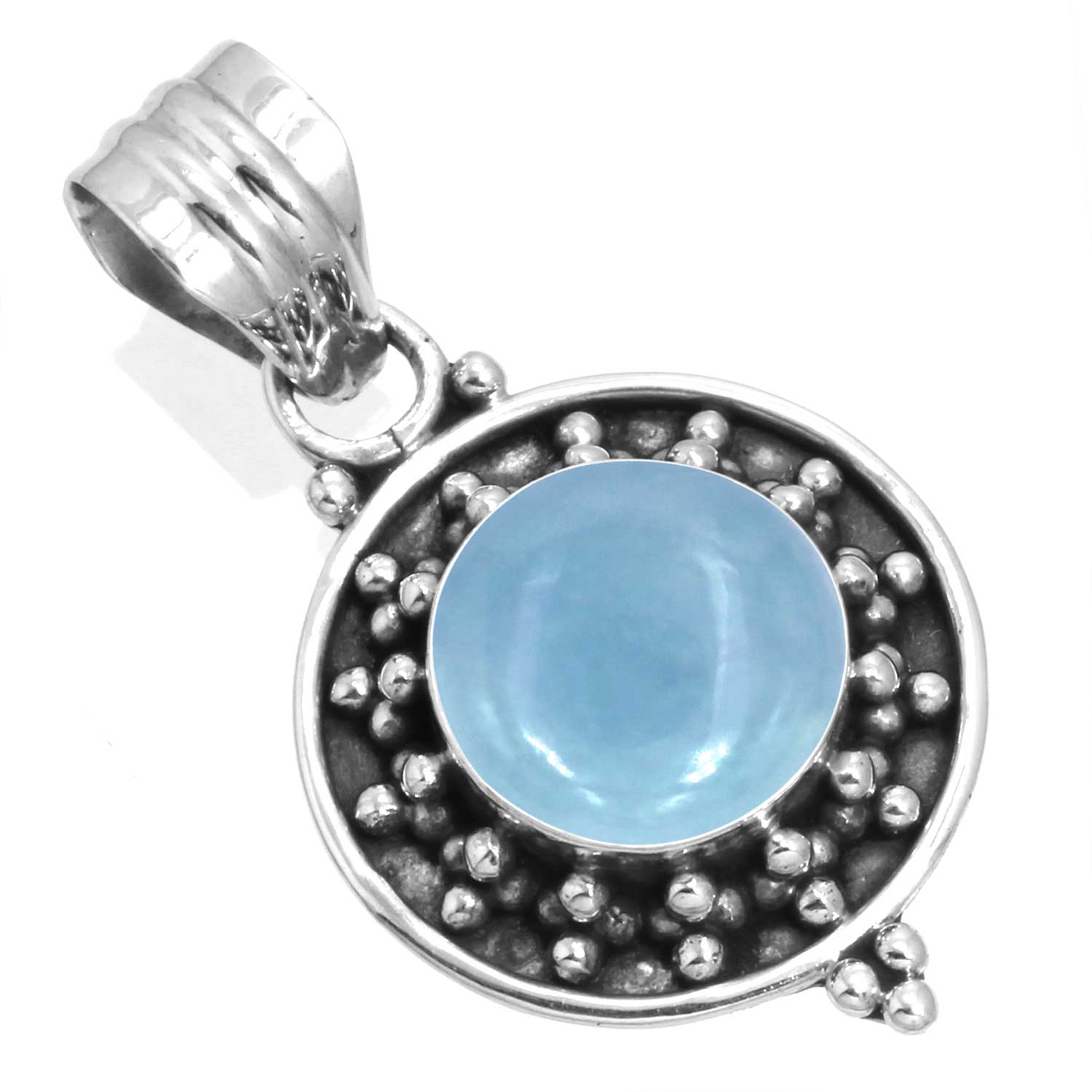 

925 Sterling Silver Pendant Women Gemstone Handmade Jewelry Mothers Day Gift Amazonite Angelite Blue Opal Botswana Agate Mohave Azurite Chrysocolla
