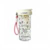 Pc Insulated Straw Cup With Cartoon Design For Office And Home Use