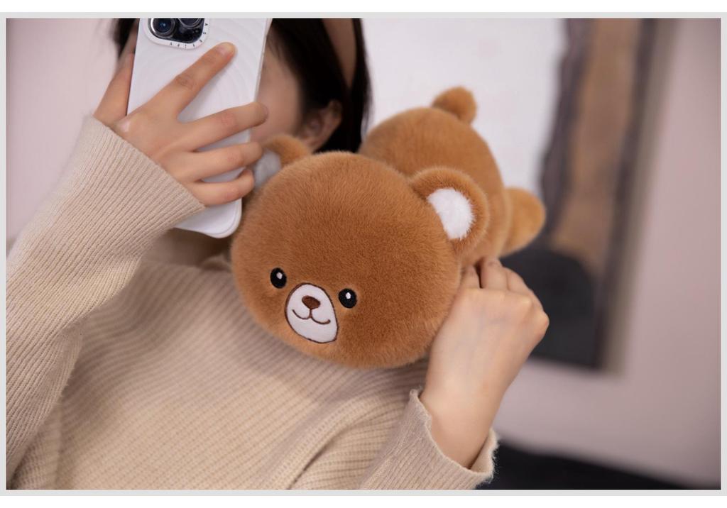 Adorable Plush Toy: Pig, Elephant, Bear, and Dog Sleeping Pillows for Children