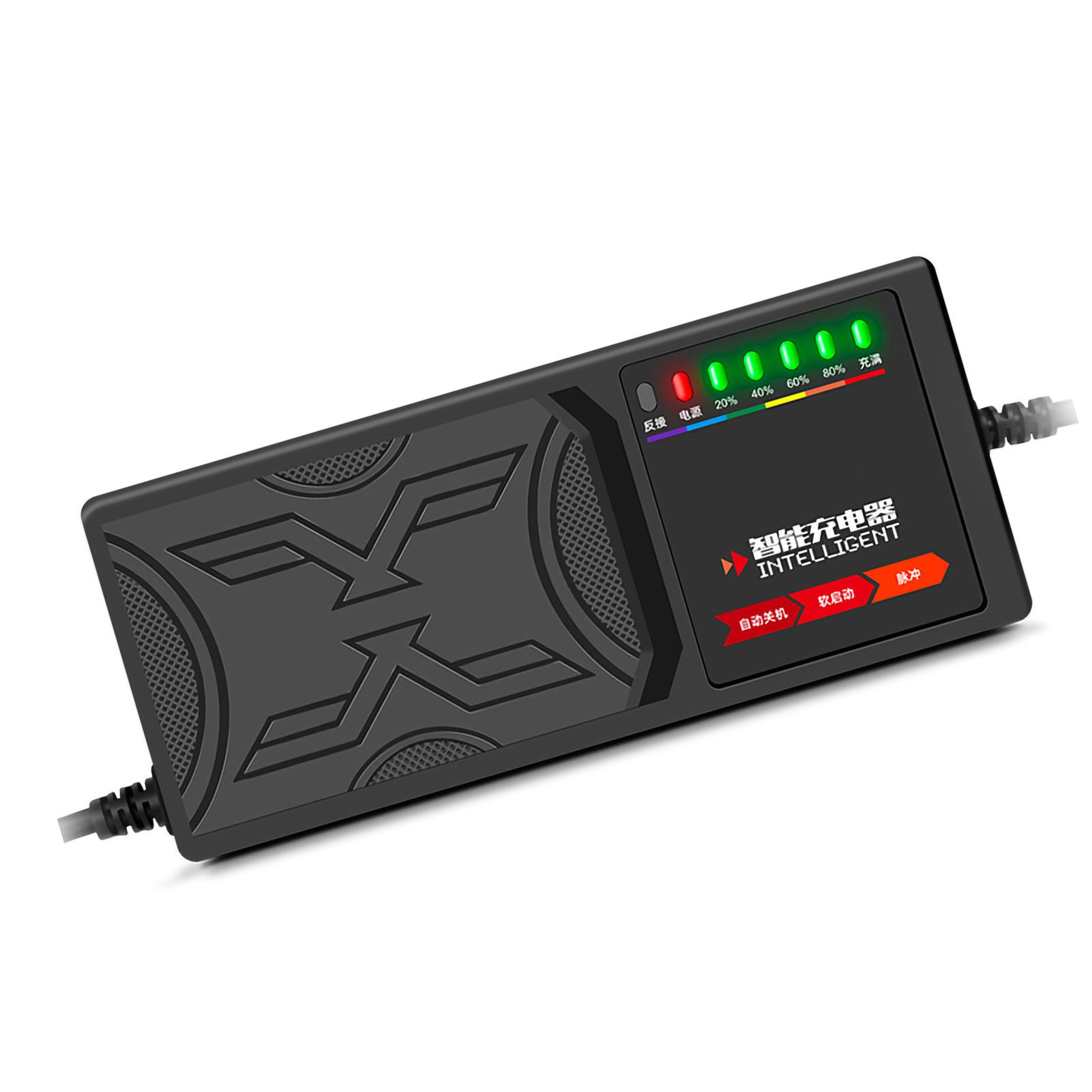 

Зарядное устройство для электровелосипеда 48В 20Ач с 7-сегментным дисплеем Адаптер зарядного устройства для аккумулятора электровелосипеда 48В 20Ач