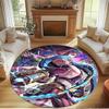 Jinx Print Round Rug, Washable Floor Carpet, For Entryway Dorm Laundry Room Office Study, Home Decor Birthday Christmas Gift