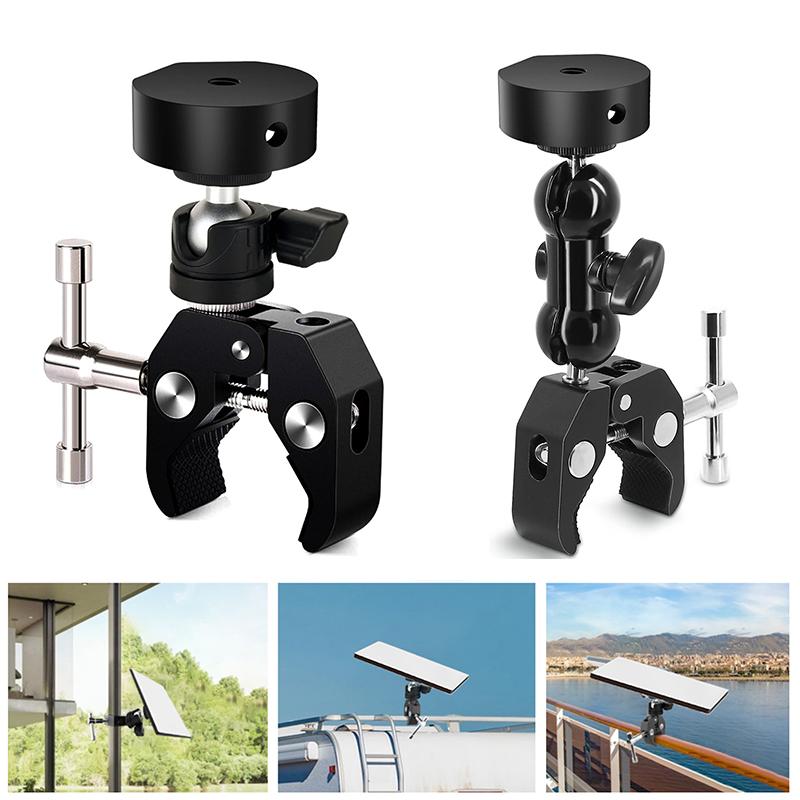 For Starlink Mini Mount Mini4 Rv Fence Outdoor Mobile Bracket Adjustable Angle Clamp Adapter