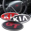1Pcs Car Steering Wheel Center Sticker For Rio Ceed Sportage Cerato Soul Sorento Picanto Optima Car Decoration Accessories