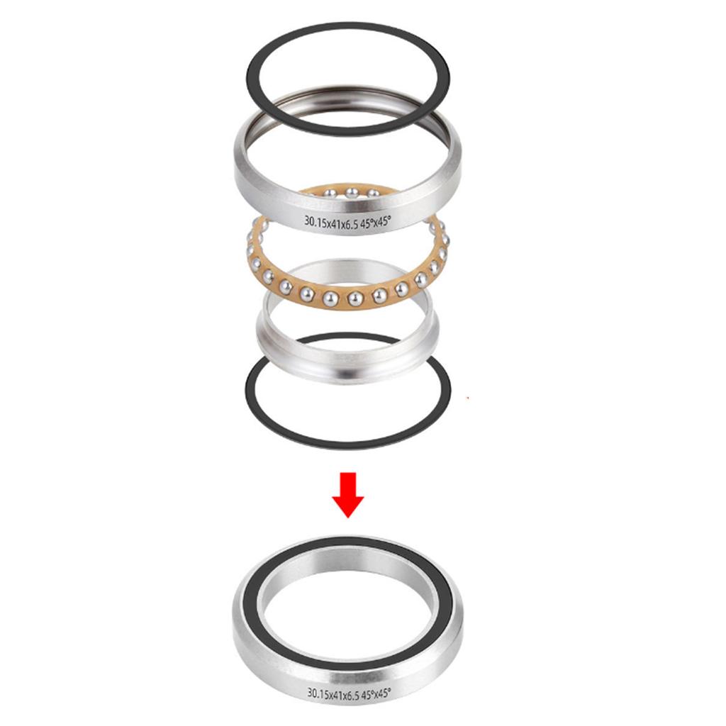 Road Bike Headsets Bearings Angulars Contact Bearing Mountain Road Bike Double Sealed Bearing Headsets Cycling Accessory