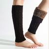 Foot Cover Winter Leg Warmers Knee High Knitted Leg Coverings Socks Fleece Leg Warmers  Women