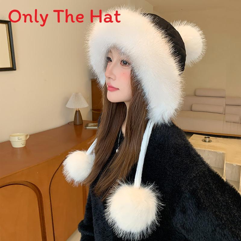 Winter Fleece Beanie Hat For Women With Ear Flap And Warmth
